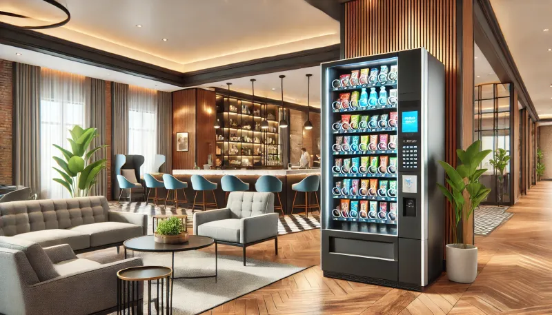 Équipez vos halls d'hôtel de distributeurs automatiques pour répondre aux besoins de vos clients jour et nuit